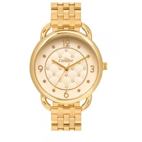 Relógio CONDOR Elegante Feminino Dourado - CO2039MUE